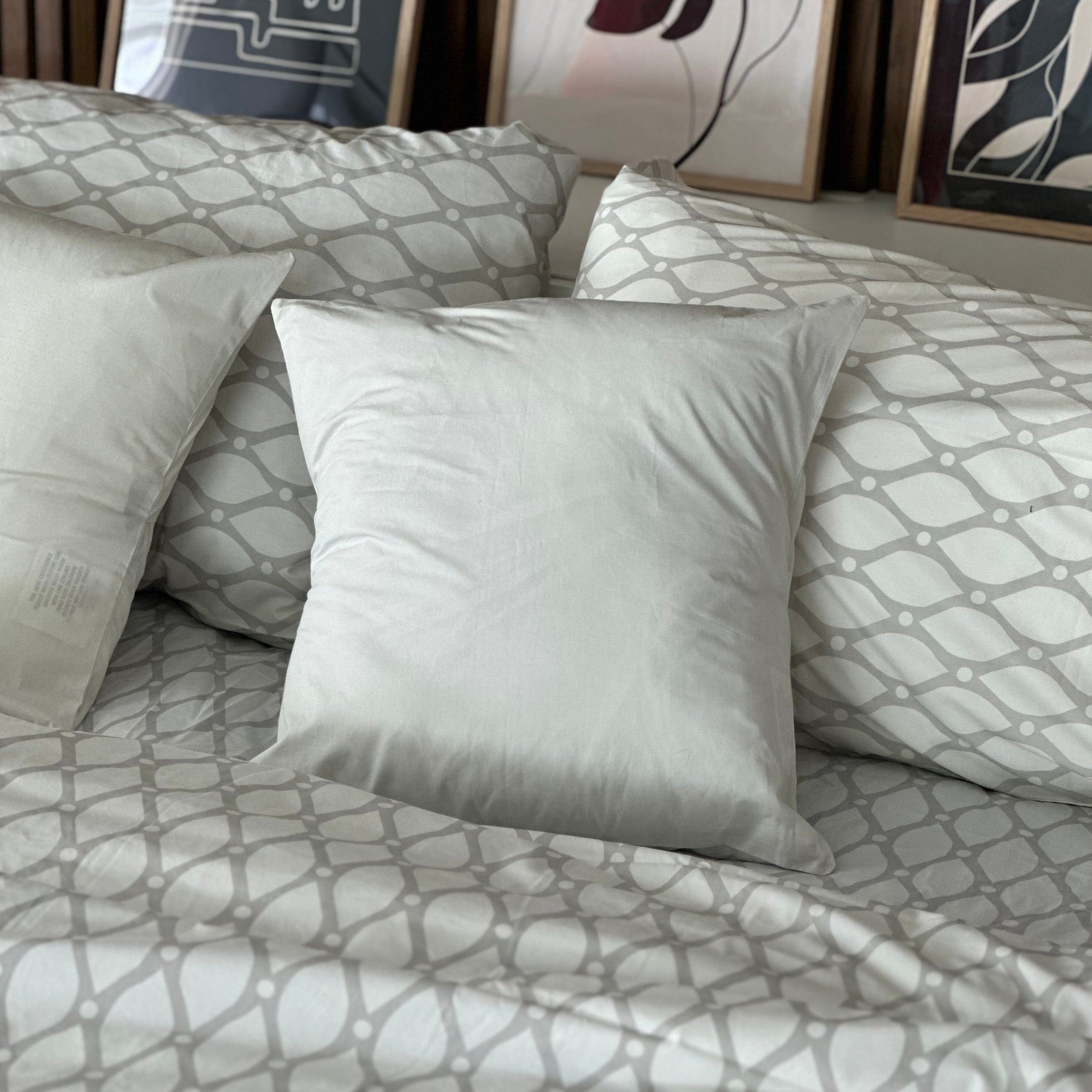 Greige Throw Pillow Covers 16" (Set of 2)