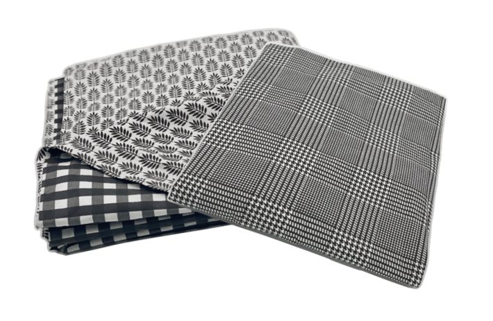 Queen Manhattan Pair 2 (Houndstooth sheet+ duvet)