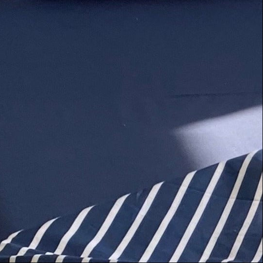 Solid Marine Blue Bottom Sheet