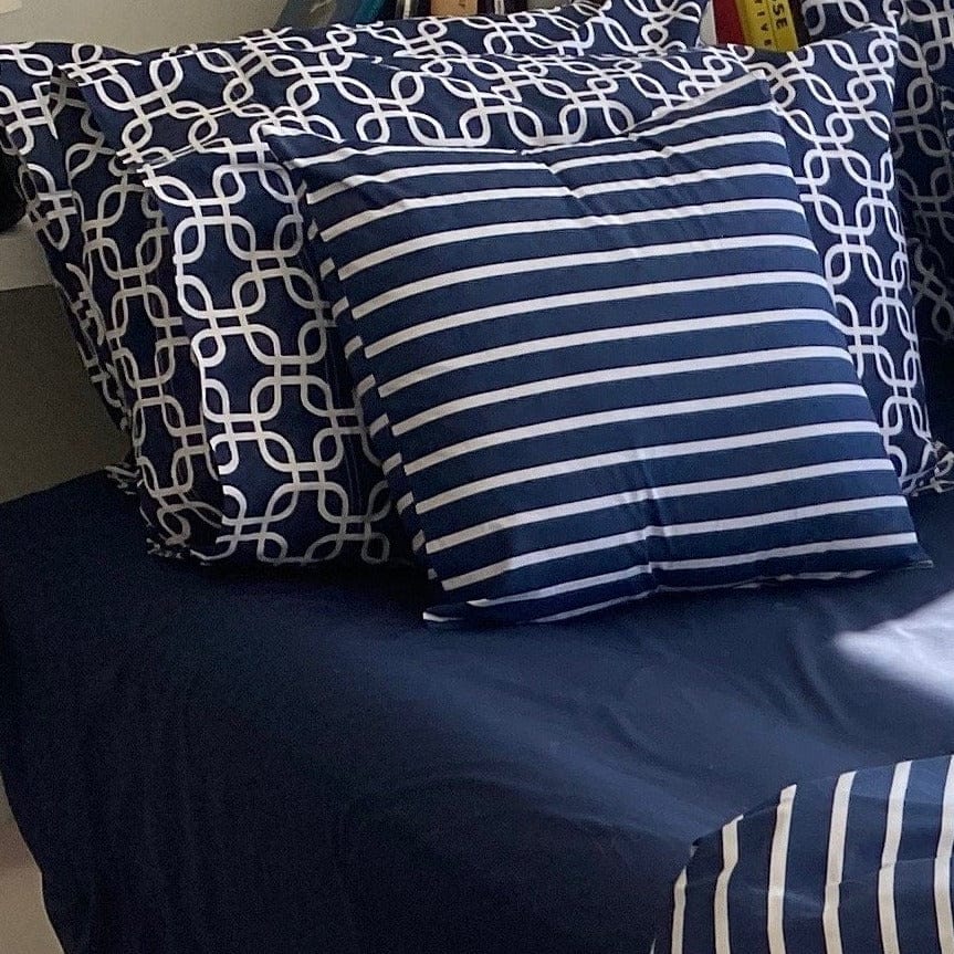 Solid Marine Blue Bottom Sheet