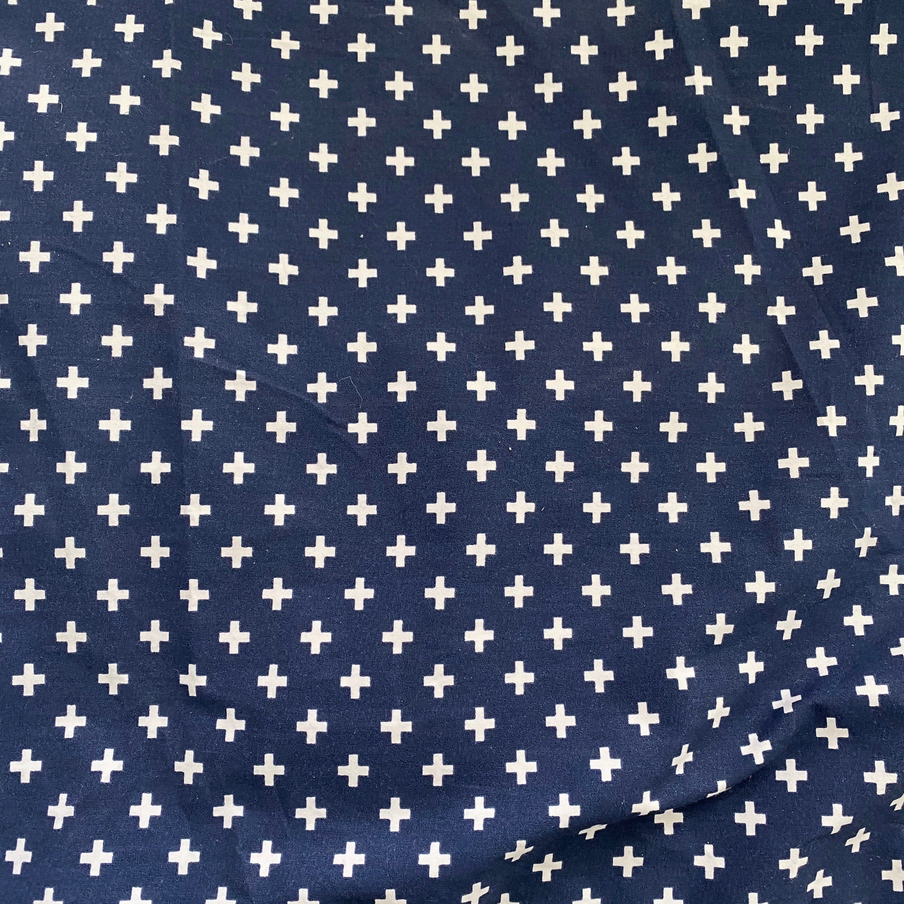 Porto Blue & White Crosses Bottom Sheet