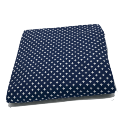Queen Porto Pair 1 (White crosses bottom sheet + duvet)
