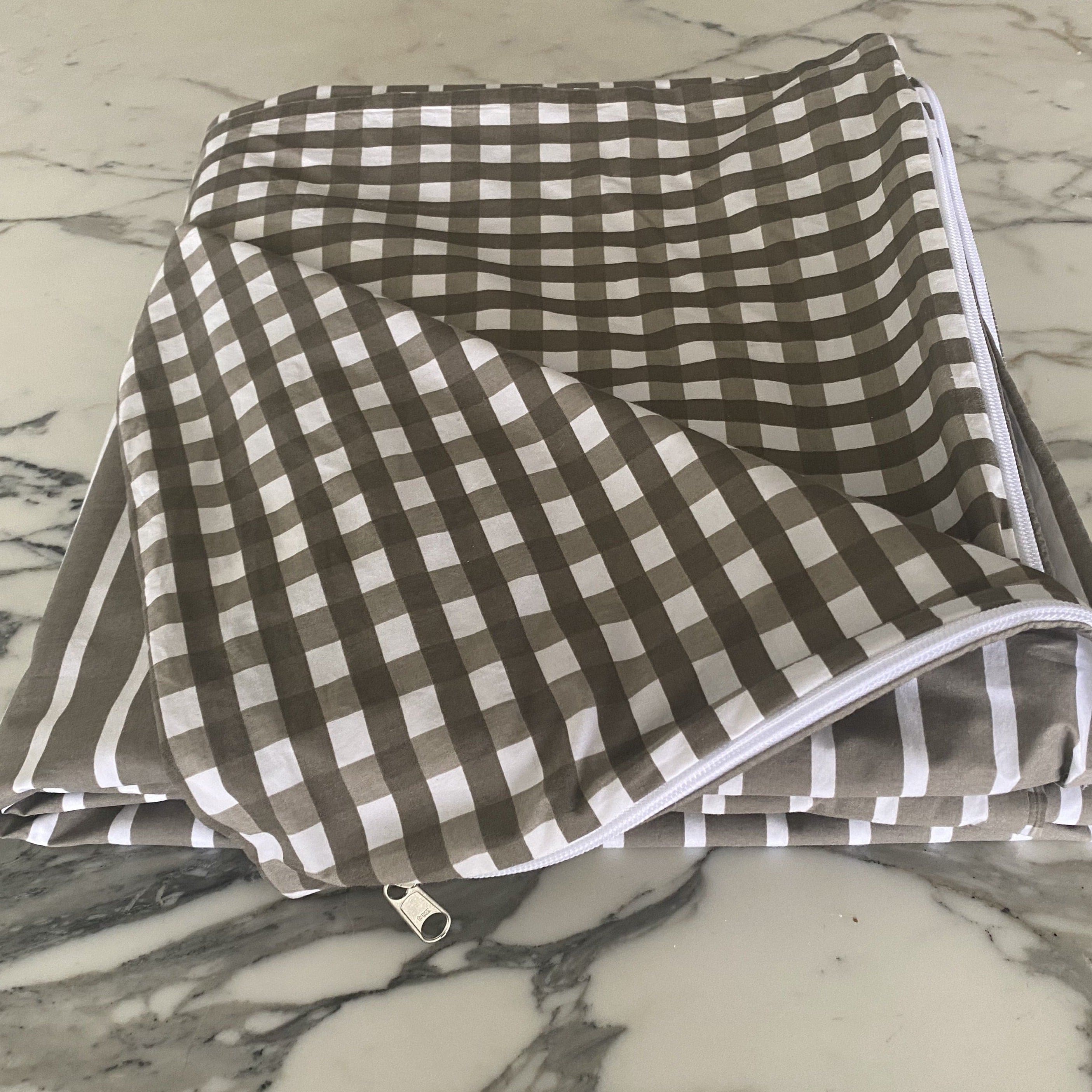 Queen Montauk Pair (Leaf bottom sheet + duvet)