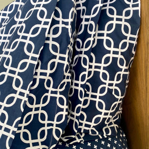 Porto Blue & White Geometric Pillowcases (Set of 2)