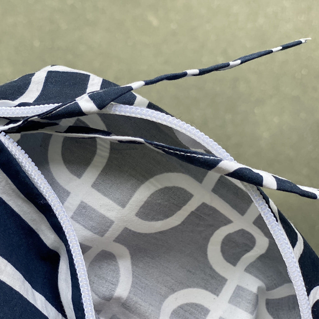 Porto Blue & White Reversible Duvet Cover